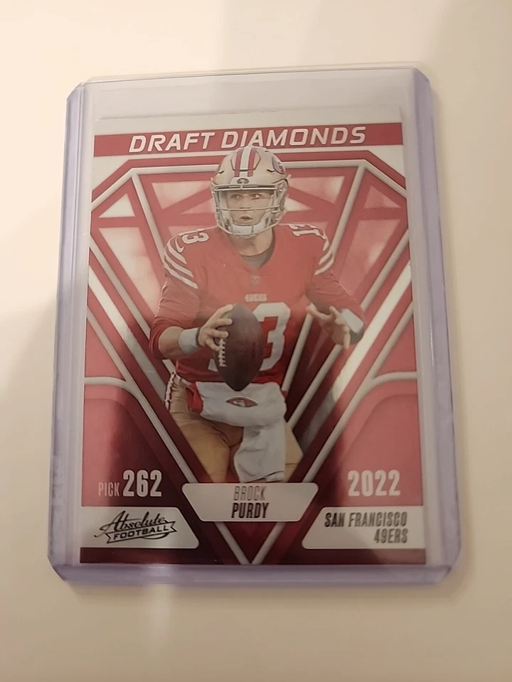 Brock Purdy 2023 Panini Absolute Draft Diamonds #DD-2 - San Francisco 49ers - Image 1 of 2