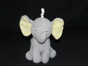 Carters Elefante Terry Paño Sentado Felpa Orejas Amarillas 7" Lovey Bebé Baño Juguete - Imagen 1 de 2