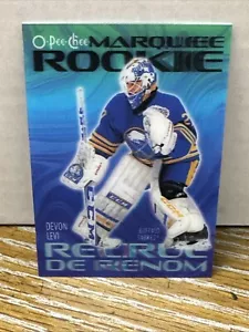 23/24 2023 O-PEE-CHEE OPC DEVON LEVI 3D-DL MARQUEE ROOKIE 3-D BUFFALO SABRES - Picture 1 of 2