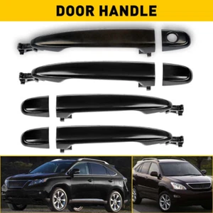 For Lexus GX470 Base 2003-2009 4X Car Front Rear LH RH Door Handle Outside Black - Picture 1 of 12