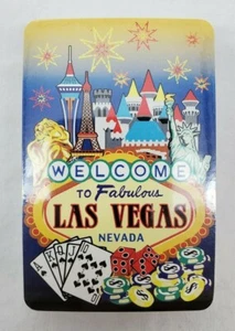 VINTAGE Las Vegas Standard Deck Playing Cards  Souvenir CIrca 1980’s - Unopened - Picture 1 of 3