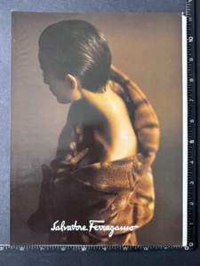 SALVATORE FERRAGAMO 9X11" Magazine Fashion Advert M65 - Picture 1 of 1