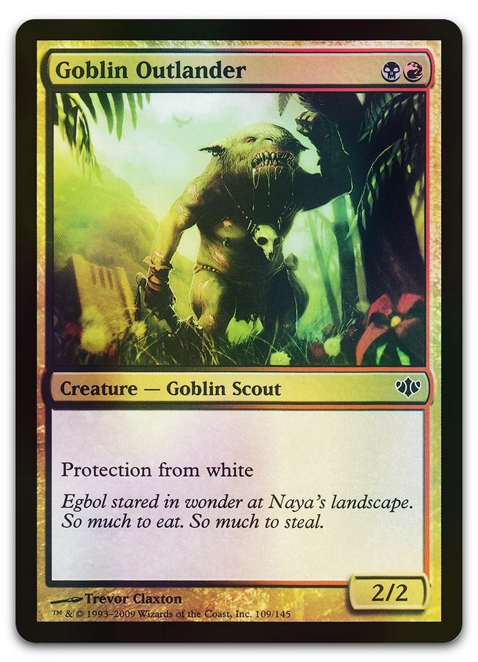 Goblin Outlander #109 (Foil) (LP) Conflux CON Magic MTG - Image 1 of 1