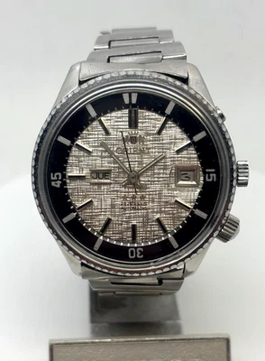 罕见 ORIENT KING-DIVER 自动日期/日期 JUMBO 42 毫米 Cal。 1942 70 年代 — 第 1/4 张图片