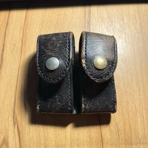 Safariland Holster 370-2-C Leather Police Revolver 4" Right Hand Made USA VTG - Picture 1 of 8