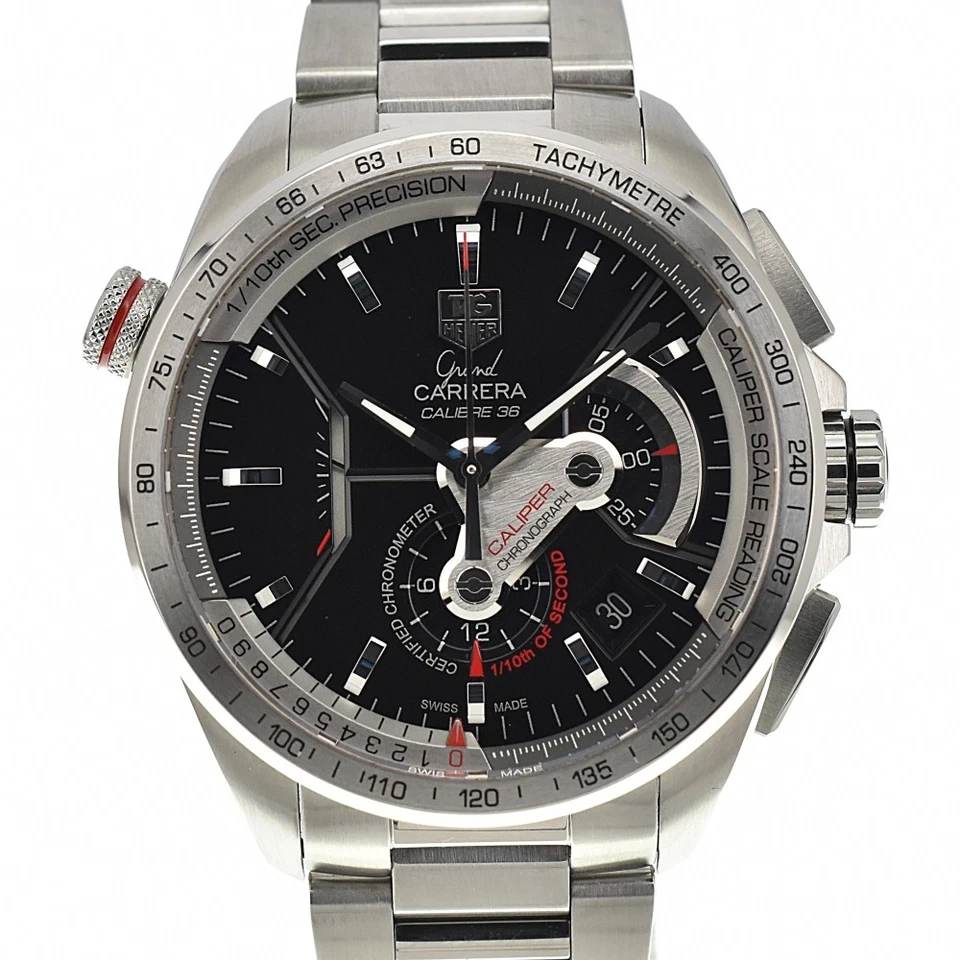 TAG HEUER Grand Carrera Caliber 36 CAV5115 Date Automatic Men's Watch B#141943 - Image 1 of 4