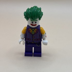 LEGO The Joker Minifigure From Set 70906 Vest Printed Sleeves Lego Batman Movie 