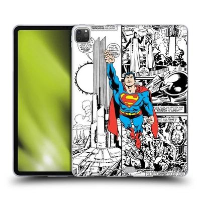 OFFICIAL SUPERMAN DC COMICS COMICBOOK ART SOFT GEL CASE FOR APPLE SAMSUNG KINDLE - Image 1 of 4