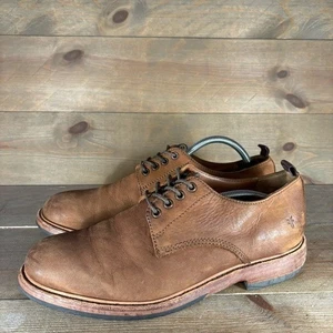 frye murray mens size 9.5 shoes brown leather comfort dress work oxfords - Picture 1 of 10