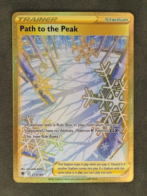 Path to the Peak (Secret) 213/189 Pokémon TCG Secret Rare SWSH10: Near Mint - Image 1 of 2