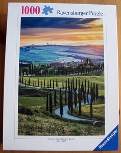 1000 Teile Puzzle v. Ravensburger " Val d`Orcia - Toskana " - Bild 1 von 2