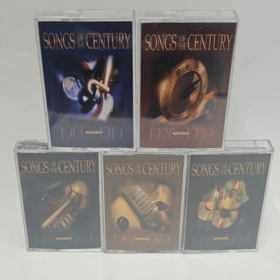 Songs of the Century 5 Cassette Tape Set Box Vintage 1900-1999 VG+ - Image 1 of 4