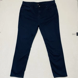prAna Jeans Men's W40xL32 Slim Fit Dark Blue Breathe RN124977 Organic Cotton - Picture 1 of 12