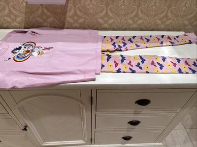 Juego de pijama de 2 piezas Hanna Andersson para niña talla 10 Wonder Woman Foto 1 de 4