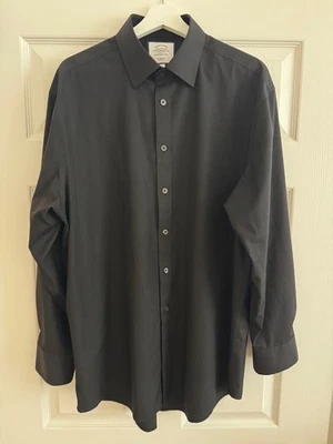 Camisa de Vestir NEGRA Charles Tyrwhitt - Ajuste CLÁSICO, Nueva, Algodón 17/34 Foto 1 de 4