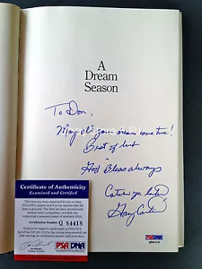 GARY CARTER Signed Book A Dream Season Inscribed God Bless Auto PSA/DNA COA Mets - Picture 1 of 8