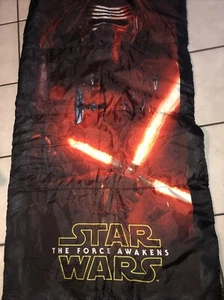 Star Wars The Force Awakens Sleeping Bag Color Black & Red Size 56" X 28" - Picture 1 of 4