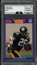 1989 Pro Set #354 Rod Woodson GRADED 10 GEM MINT Rookie Card Steelers RC