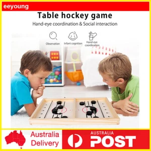 Bouncing Chess Hockey Fast Sling Puck Game Paced SlingPuck Super Winner Board - Picture 1 of 19