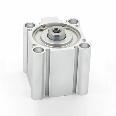 SMC CQ2B16-20D Compact Cylinder Double Acting Single Rod Without Auto Switch ✦KD - Image 1 of 4