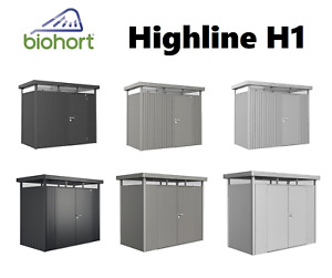 Biohort Gerätehaus Highline H1 (275 x 155 x 222 cm) *3 Farben* Einzel-/Doppeltür