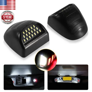 2x 12V LED License Plate Lights For Chevrolet Silverado 1500 2500 3500 1999-2014 - Picture 1 of 11