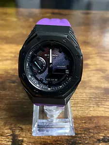 G Shock Mod AP Black Panther Style Watch GA2100 - Picture 1 of 3