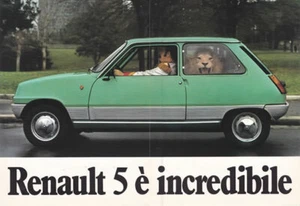 BROCHURE Renault R5 - Formato Poster - Foto 1 di 1