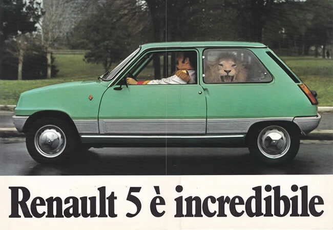 BROCHURE Renault R5 - Formato Poster - Immagine 1 di 1