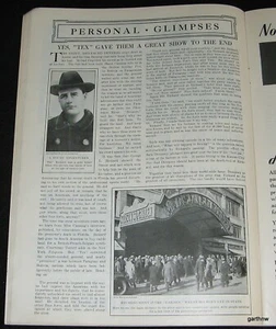 TEX RICKARD 1929 DEATH PICTORIAL BOXING NEW YORK RANGERS + MAX REINHARDT #1 FILM - Picture 1 of 4