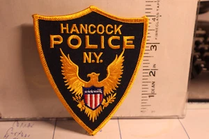 police patch  HANCOCK POLICE NEW YORK - Picture 1 of 1