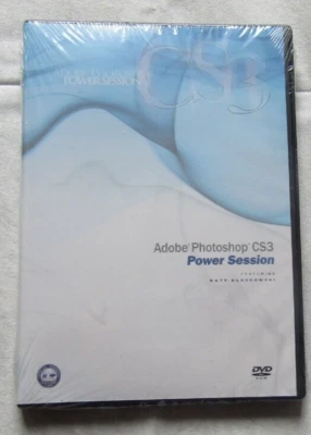 Adobe Photoshop CS3  Power Session Featuring Matt Kloskowski NEW! Sealed! - Image 1 of 2