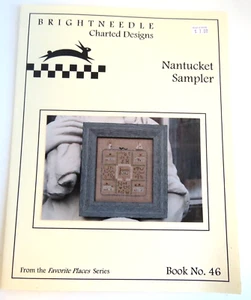 Brightneedle Charted Designs Nantucket Sampler Book No. 46 OOP! - Picture 1 of 3