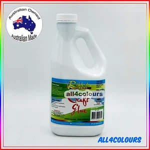1L OZ Made NON TOXIC Craft Glue ACID FREE adhesive Non Staining Water Base - Picture 1 of 2