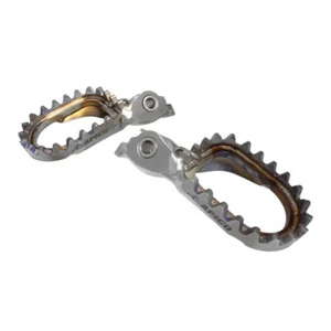APICO TITANIUM TRIALS FOOT PEGS FOOTRESTS FOR BETA GAS GAS SHERCO SCORPA 4RT ETC - Picture 1 of 1