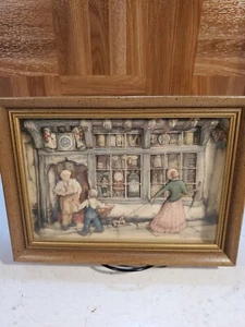 Anton Pieck Handcut 3D Layered Shadowbox Diorama Paper  Vintage Clock Toy Shop - Picture 1 of 5