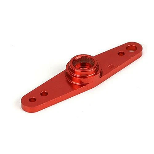 NEW Dynamite Machined Aluminum Servo Arm Red Hitec DYN2566 - Image 1 of 1