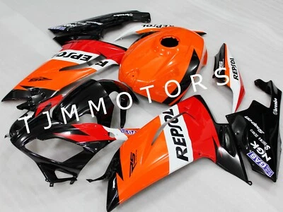 For Aprilia RS125 06-11 Orange Repsol ABS Injection Mold Bodywork Fairing Kit — 第 1/4 张图片
