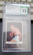 1966 Campioni dello sport Panini #390 YOLANDE LEVEQUE  VALIDA BACK  CSG 7.5