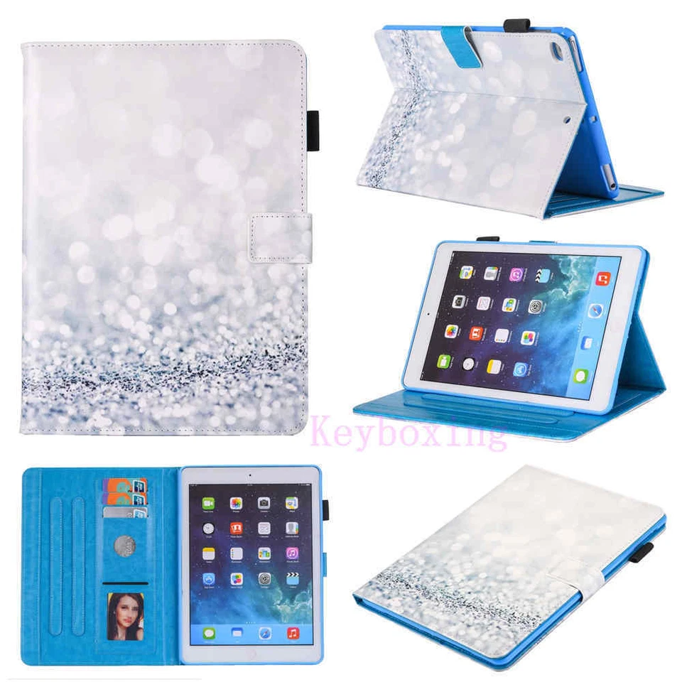 For iPad Air 3rd Gen Mini 5 2019 iPad 5th 6th Gen Leather Stand Smart Case Cover - Image 1 of 4