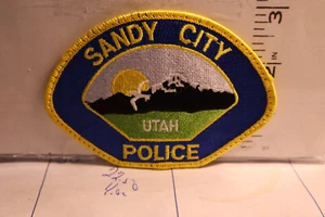 police patch   SANDY CITY POLICE UTAH - Picture 1 of 1