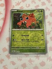 046/165 Paras : (Reverse Holo)  Card : SV03.5 151 Pokemon Trading Card Game