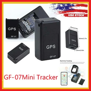 Real-Time Magnetic Mini GPS Vehicle Tracker - Black GSM/GPRS Locator Device - Picture 1 of 11