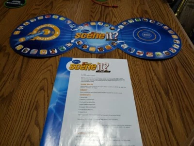 ¿Escena Disney?  Juego de mesa e instrucciones Trivia, 2ª edición Set de Mattel Foto 1 de 4