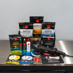 Rupes LHR15 ES Polisher Complete Kit | Bigfoot Buffer Polish Pads Bag Combo - Picture 1 of 1