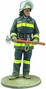 Del Prado BOM048 - 1/32 Figure Fireman fire dress Santiago de Chile 1992 - Imagen 1 de 1