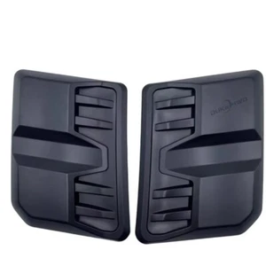 For Ford Ranger 2022-2025 Pair Black Tape-On Exterior Front Hood Air Outlet Trim - Picture 1 of 12
