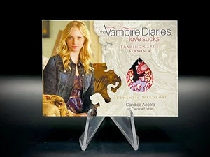 🩸The Vampire Diaries Season 4 Wardrobe Relic Candice Accola Caroline Forbes M16 - Picture 1 of 2