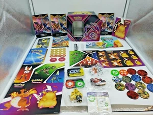 Pokemon TCG Coins, Dice, Stickers, Tin, Rules, Mini Binder And Much More Lot #4 - Picture 1 of 8