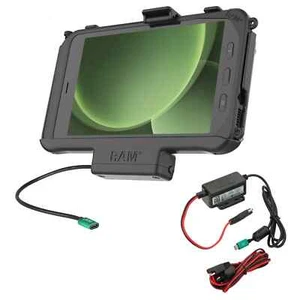 Cradle Ram Mount +caricabatterie RAM-HOL-SAM60CP-V7CU su SAMSUNG Active5 Active3 - Bild 1 von 4